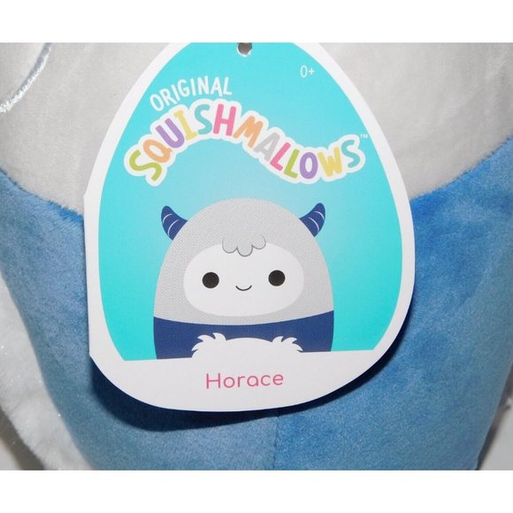 Squishmallow Yeti Horace 8" Kellytoy 2021 Plush Sasquatch Bigfoot RARE NWT - Picture 5 of 7